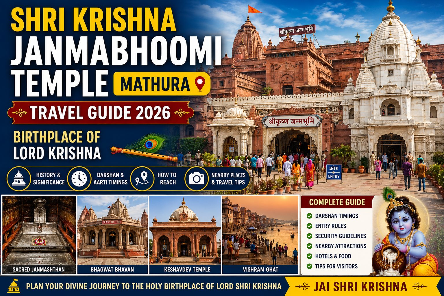 Shri Krishna Janmabhoomi Temple Mathura Travel Guide 2026